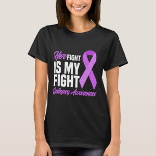 Haar strijd is mijn strijd tegen epilepsie 2 t-shirt