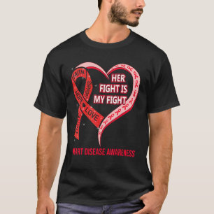 Haar strijd is mijn strijd tegen hartziekte, Ribb T-shirt