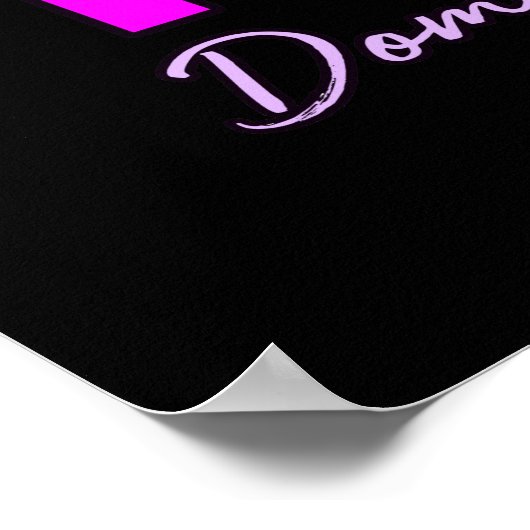 Haar strijd is mijn strijd tegen huiselijk geweld. poster (Hoek)