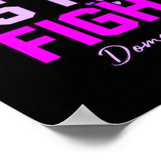 Haar strijd is mijn strijd tegen huiselijk geweld. poster (Hoek)