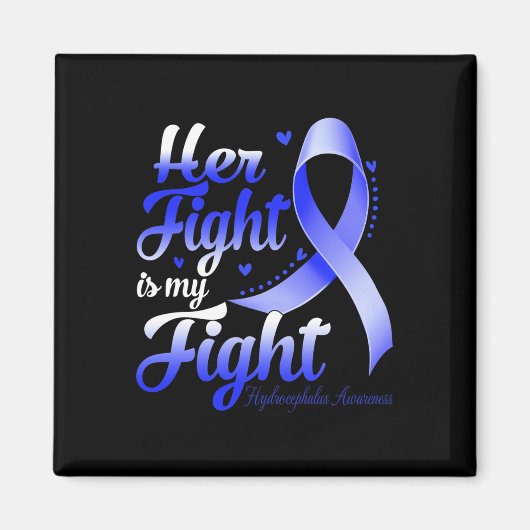 Haar strijd is mijn strijd tegen hydrocefalus magneet (Voorkant)
