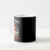 Haar strijd is mijn strijd tegen kanker. koffiemok (Voorkant links)