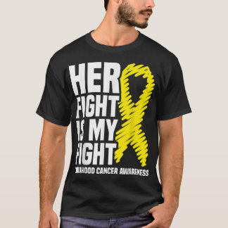 Haar strijd is mijn strijd tegen kinderkanker in d t-shirt