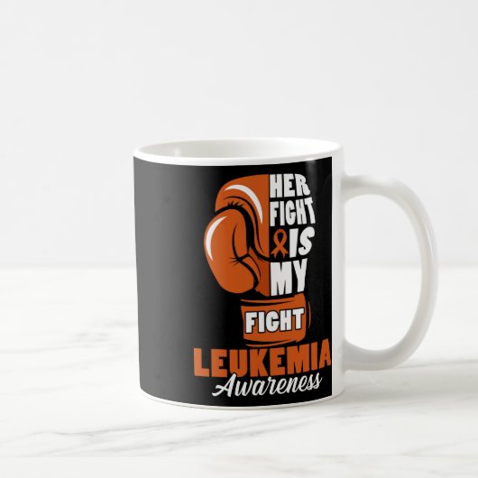 Haar strijd is mijn strijd tegen leukemie Bewustma Koffiemok (Rechts)