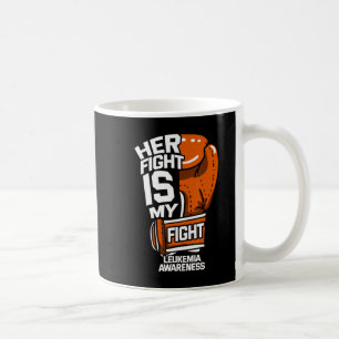 Haar strijd is mijn strijd tegen leukemie.. die he koffiemok