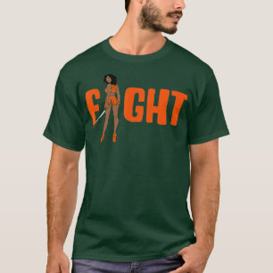 Haar strijd is mijn strijd tegen leukemie Melanin T-shirt