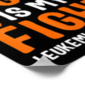 Haar strijd is mijn strijd tegen leukemie.. poster (Hoek)