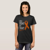 Haar strijd is mijn strijd tegen multiple sclerose t-shirt (Voorkant volledig)