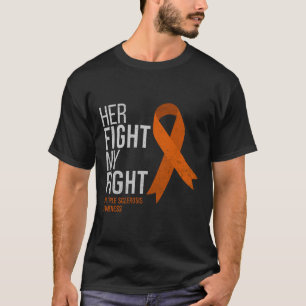 Haar strijd is mijn strijd tegen multiple sclerose t-shirt