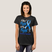 Haar strijd is mijn strijd tegen OSTEOGENESIS IMPE T-shirt (Voorkant volledig)
