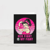 Haar strijd is mijn strijd tegen Rosie Riveter Bre Kaart (Voorkant)