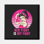 Haar strijd is mijn strijd tegen Rosie Riveter Bre Magneet (Voorkant)