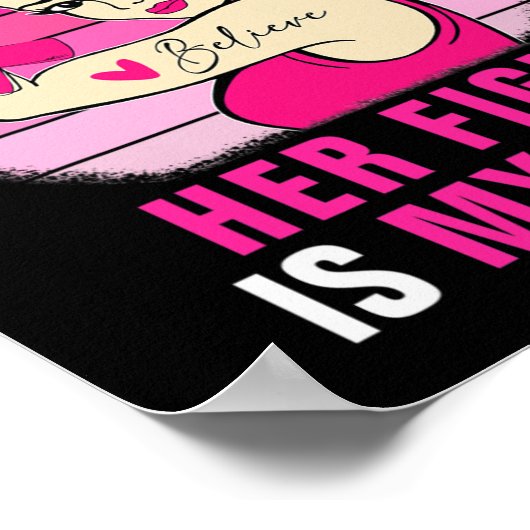 Haar strijd is mijn strijd tegen Rosie Riveter Bre Poster (Hoek)