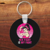 Haar strijd is mijn strijd tegen Rosie Riveter Bre Sleutelhanger (Voorkant)