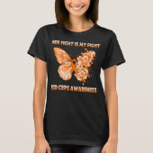 Haar strijd is mijn strijd tegen RSD CRPS. T-shirt (Voorkant)