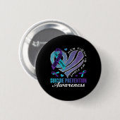 Haar strijd is mijn strijd tegen zelfmoordpreventi ronde button 5,7 cm (Voorkant /achterkant)