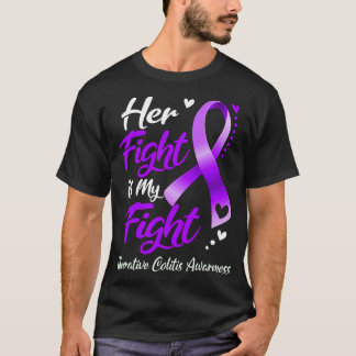 Haar strijd is mijn vechtende ulceratieve Colitis T-shirt