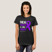 Haar strijd is mijn vechtspiekheid t-shirt (Voorkant volledig)