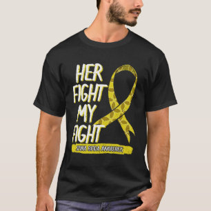 Haar strijd is mijn vechtspina Bifida-ruggenmerg T-shirt