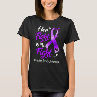 Haar strijd is mijn voorlichting over kinderberoer t-shirt