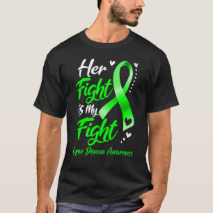 Haar strijd is mijn waarschuwing voor de ziekte va t-shirt