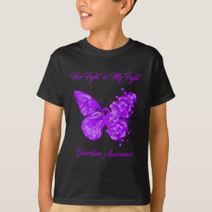 Haar strijd is mijn waarschuwing voor overdosering t-shirt