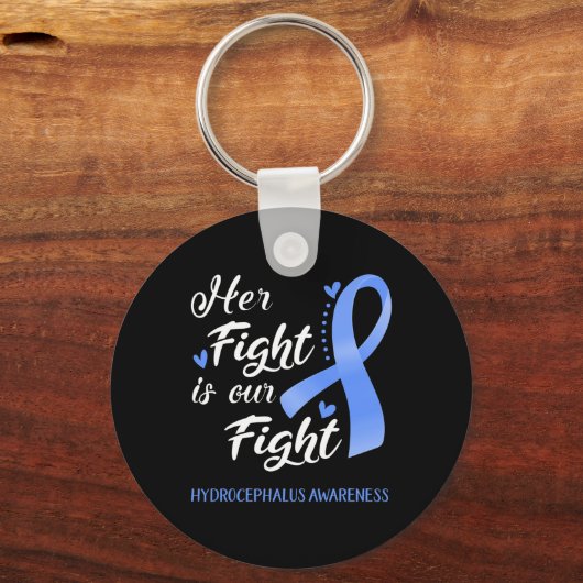 Haar strijd is ons bewustzijn van de strijd tegen  sleutelhanger (Voorkant)