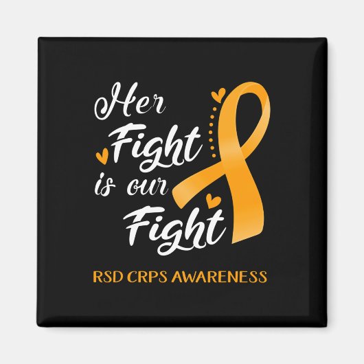 Haar strijd is ons gevecht tegen RSD CRPS bewustzi Magneet (Voorkant)