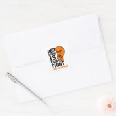 Haar strijd is onze steun aan CRPS Vierkante Sticker (Envelop)