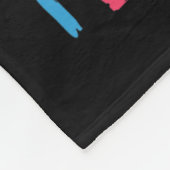 Haar strijd is onze strijd Diabetes Awareness Day Fleece Deken (Hoek)