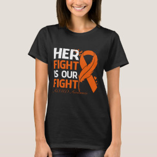 Haar strijd is onze strijd tegen de ADHD-bewustwor T-shirt