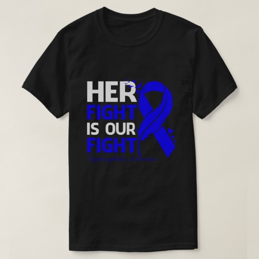 Haar strijd is onze strijd tegen de HYDROCEPHALUS. T-shirt (Design voorkant)