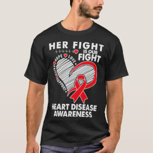 Haar strijd is onze strijd tegen hartziekte, WKK T-shirt