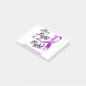 Haar strijd is onze strijd tegen pulmonale hyperte post-it® notes (Schuin)