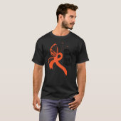 Haar strijd steunen is onze strijd Leukemiebewustz T-shirt (Voorkant volledig)