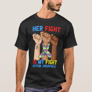 Haar strijd tegen mijn bewustzijn van autisme stij t-shirt