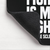 Haar strijd tegen MS Multiple Sclerose Awareness Muismat (Hoek)