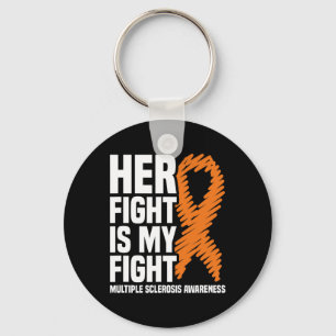 Haar strijd tegen MS Multiple Sclerose Awareness Sleutelhanger