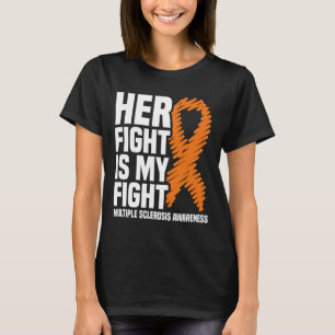 Haar strijd tegen MS Multiple Sclerose Awareness T-shirt