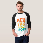 Haar studie sinds 2010 t-shirt (Voorkant volledig)