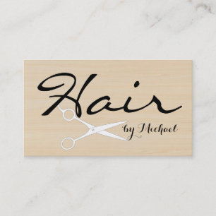 Haar Stylist Afspraak Hout Graan Achtergrond #4 Afsprakenkaartje