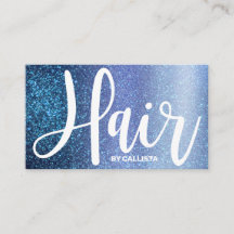 Haar Stylist Aqua Baby Blauw Triple Glitter Ombre
