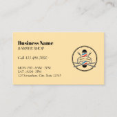 Haar Stylist Barber Pool Professional Barber Shop Visitekaartje (Voorkant)