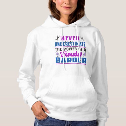 Haar Stylist Barber Schaar Kapper Gift Idee Hoodie (Voorkant)