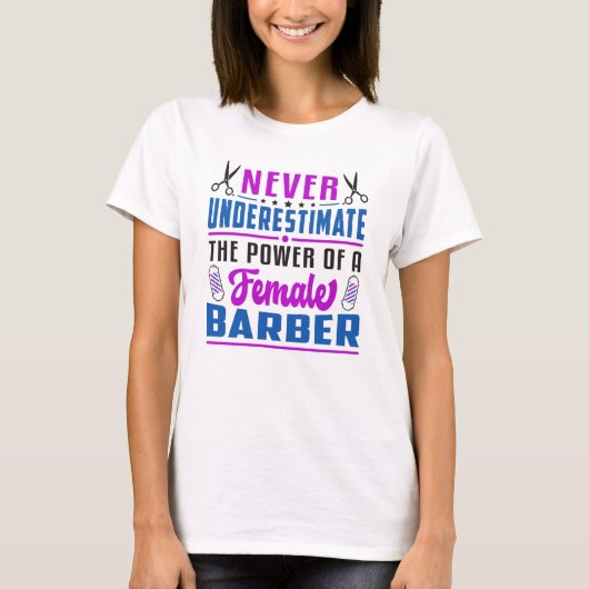 Haar Stylist Barber Schaar Kapper Gift Idee T-shirt (Voorkant)