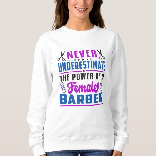 Haar Stylist Barber Schaar Kapper Gift Idee Trui (Voorkant)