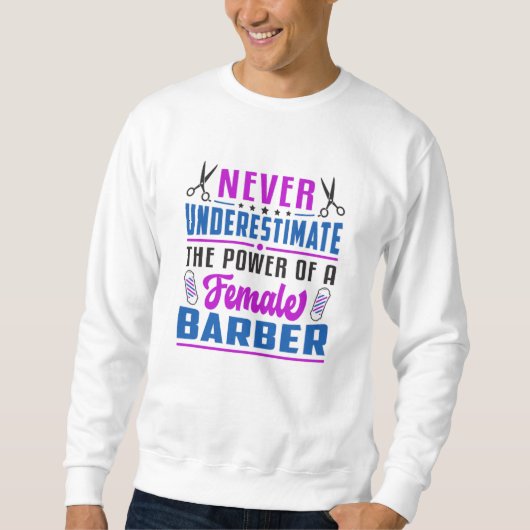 Haar Stylist Barber Schaar Kapper Gift Idee Trui (Voorkant)