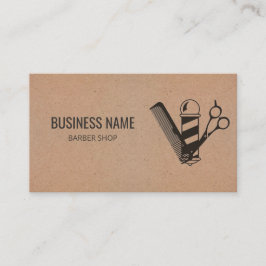 Haar Stylist Barber Shop Black Scissor Barber Pool Visitekaartje