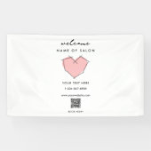 Haar Stylist Beauty Salon Beautician Bobby Pins Spandoek (Horizontaal)