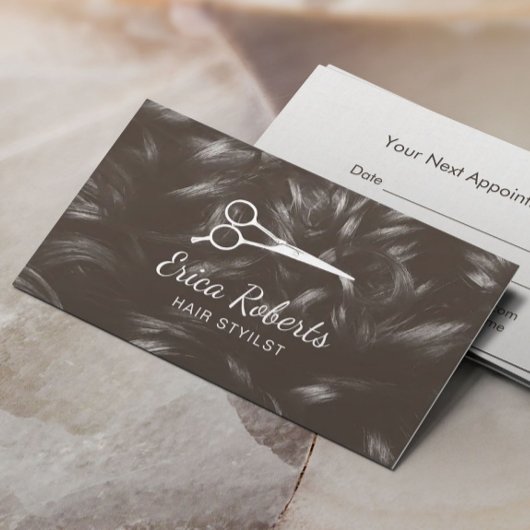 Haar Stylist Beauty Salon Professional Afsprakenkaartje